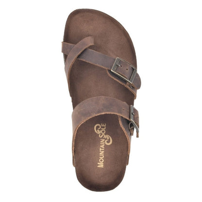 Mountain Sole Women's Brown Leather Sandals Size 7