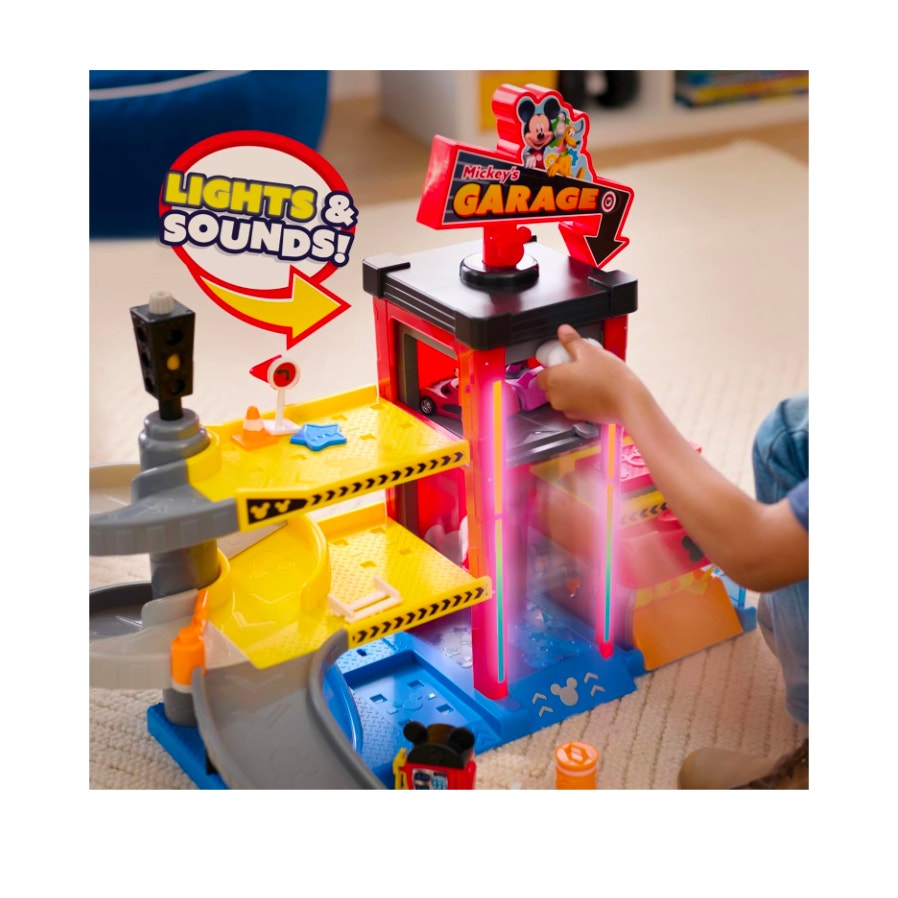 Disney Junior Mickey Mouse Ready to Race Garage set.