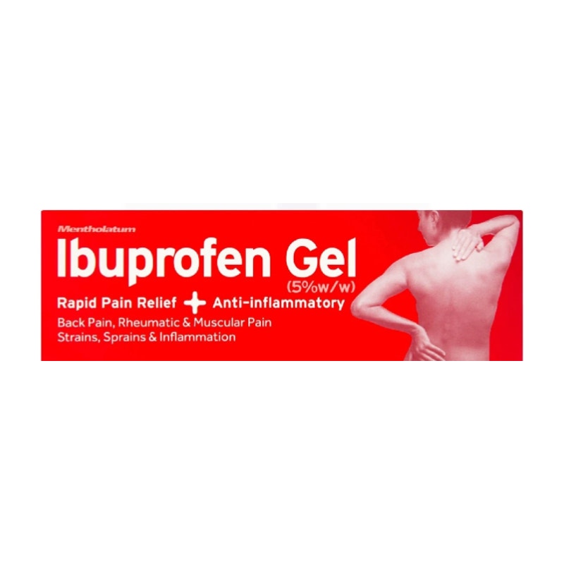 Ibuprofen Topical Gel 5% Rapid Pain Relief Back Rheumatic Muscular Pain 50G