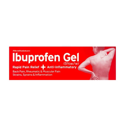 Ibuprofen Topical Gel 5% Rapid Pain Relief Back Rheumatic Muscular Pain 50G