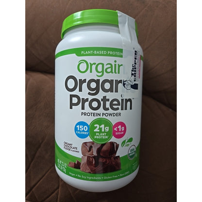 Orgain Organic Plant Based Protein Powder - Creamy Chocolate - 2.03lbs