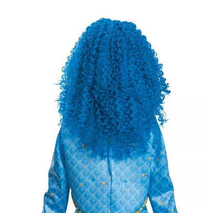 Disney Descendants Chloe Charming Kids Halloween Blue Wig Costume Accessory