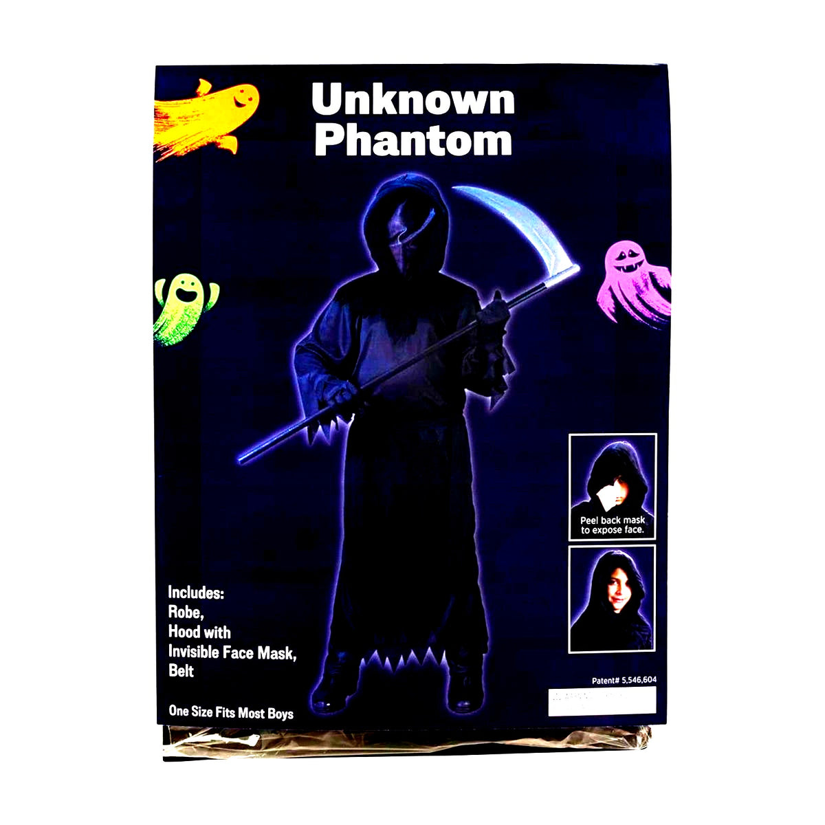 Halloween Phantom Costume One Size Ages 12+