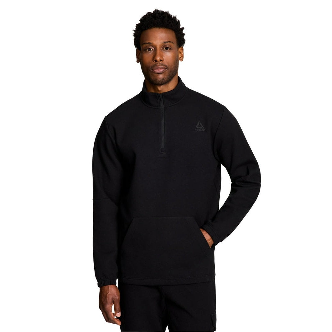 Reebok Men's Quarter Zip Sweatshirt Size L Large