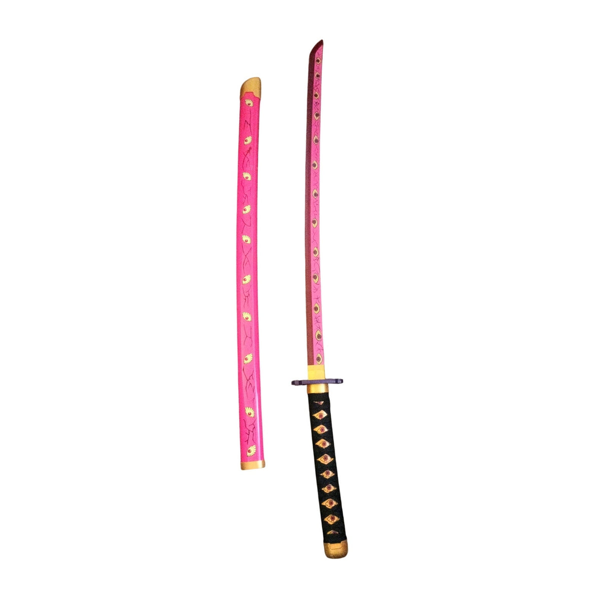 Demon Slayer - PINK LED Light Up Sword - Kokushibo Katana Great for Halloween