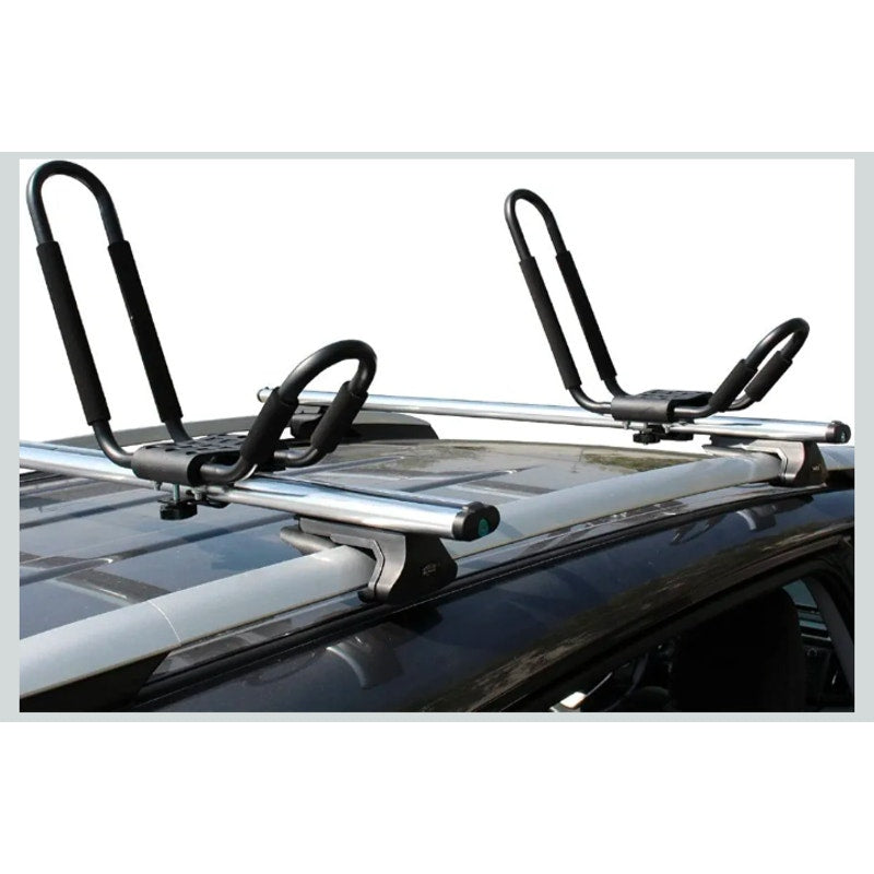 TMS J-Bar Rack HD Kayak Carrier Canoe Boat Surf Ski Roof Top Mounted on Car/SUV