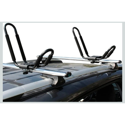 TMS J-Bar Rack HD Kayak Carrier Canoe Boat Surf Ski Roof Top Mounted on Car/SUV