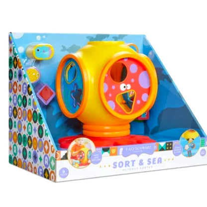 FAO Schwarz Sort & Sea Octupus Sorter Baby Infant Learning Toy