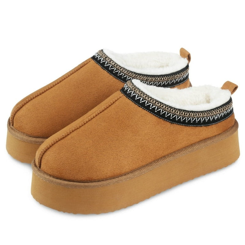 Vonmay Women's Cozy Platform Slippers Size M (7-8)