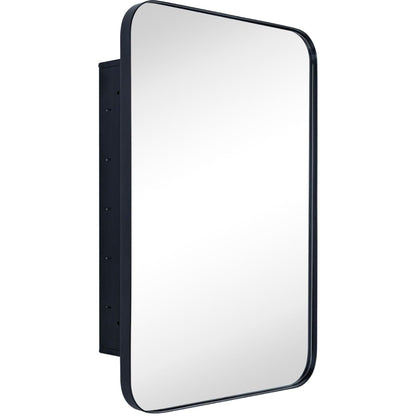 14x24 Rounded Rectangle Recessed Bathroom Medicine Cabinet