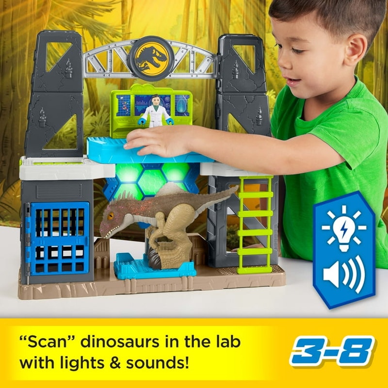 Imaginext Jurassic World Scan & Glow Dino Playset