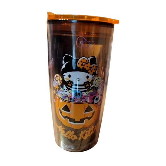 2024 Sanrio Hello Kitty Halloween Tumbler Bandit Pumpkin Candy Black Orange Cute