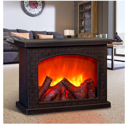 Fire Lamp Battery Operated Portable Fireplace Indoor Outdoor Christmas
