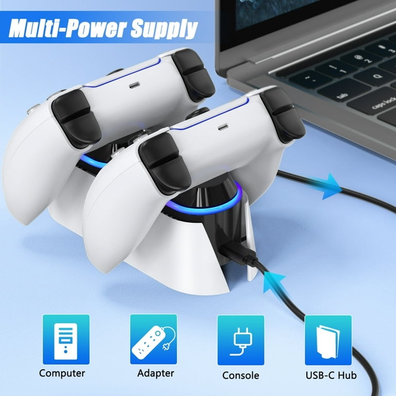 Controller Charger for PS5, Dual Controller Charger