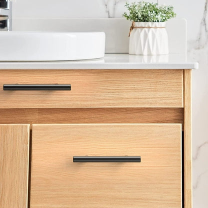 30-pack Cabinet Handles, 3" Hole Center, Matte Black