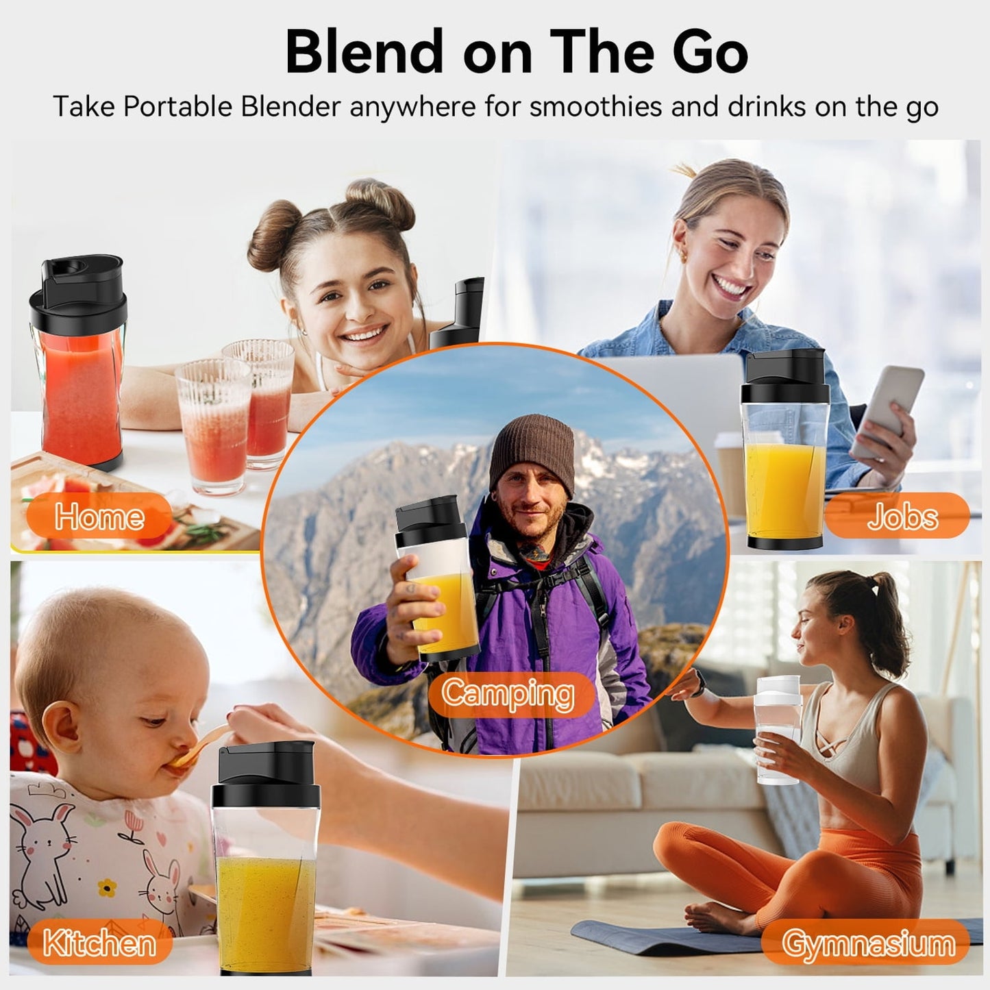 Rechargeable Portable Blender