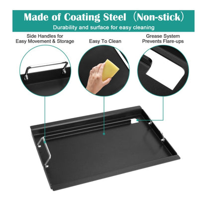 Full-Size Griddle Inserts for Charbroil Performance Convective 3 Burner