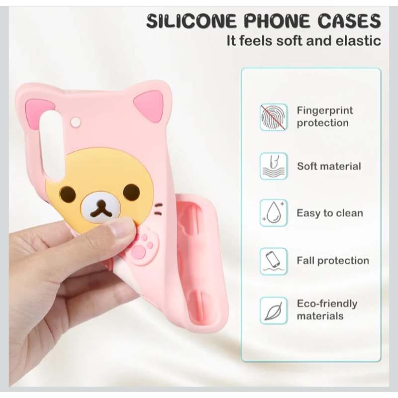 Samsung Galaxy S21 5G Case 3D Cute Bear Phone Case