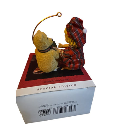 1994 Hallmark Keepsake Ornament - Lucinda & Teddy - Special Edition