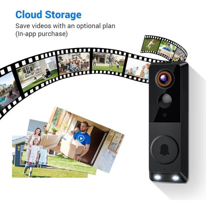 1080P Wireless Smart Doorbell Camera with AI Human Detection