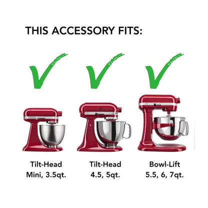 New KitchenAid FGA Food Grinder Attachment, White. Model KSMFGA.