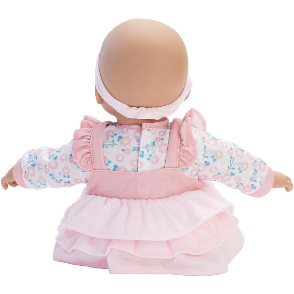 Madame Alexander 14-Inch Baby Cuddles Doll with Bottle, Pink Floral