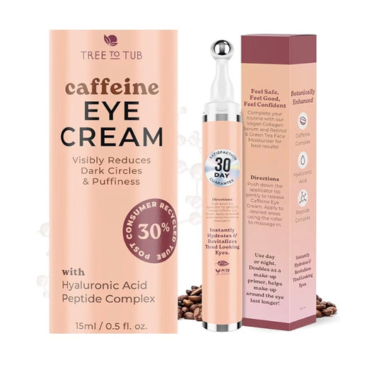 Tree to Tub Caffeine Eye Cream - Hydrating & Firming