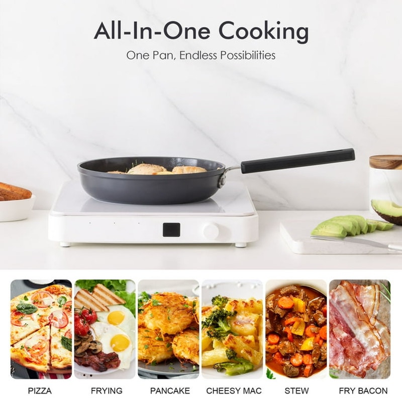 Ceramic Nonstick 8" Saute Pan with lid