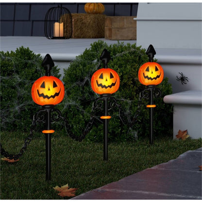 21-inch Jack-O'-Lantern Yard Stakes