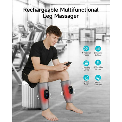 Calf Massager Cordless with Heat and Vibration