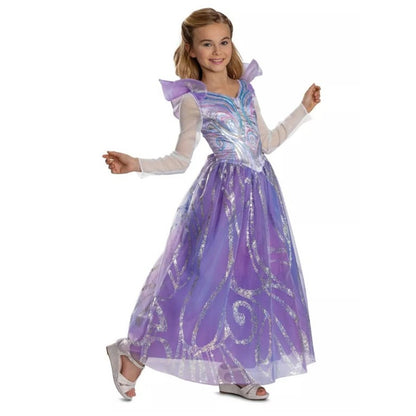 Wicked the Musical Glinda "For Good" Deluxe Halloween Costume - Girls Size 3T-4T - Lavender - New