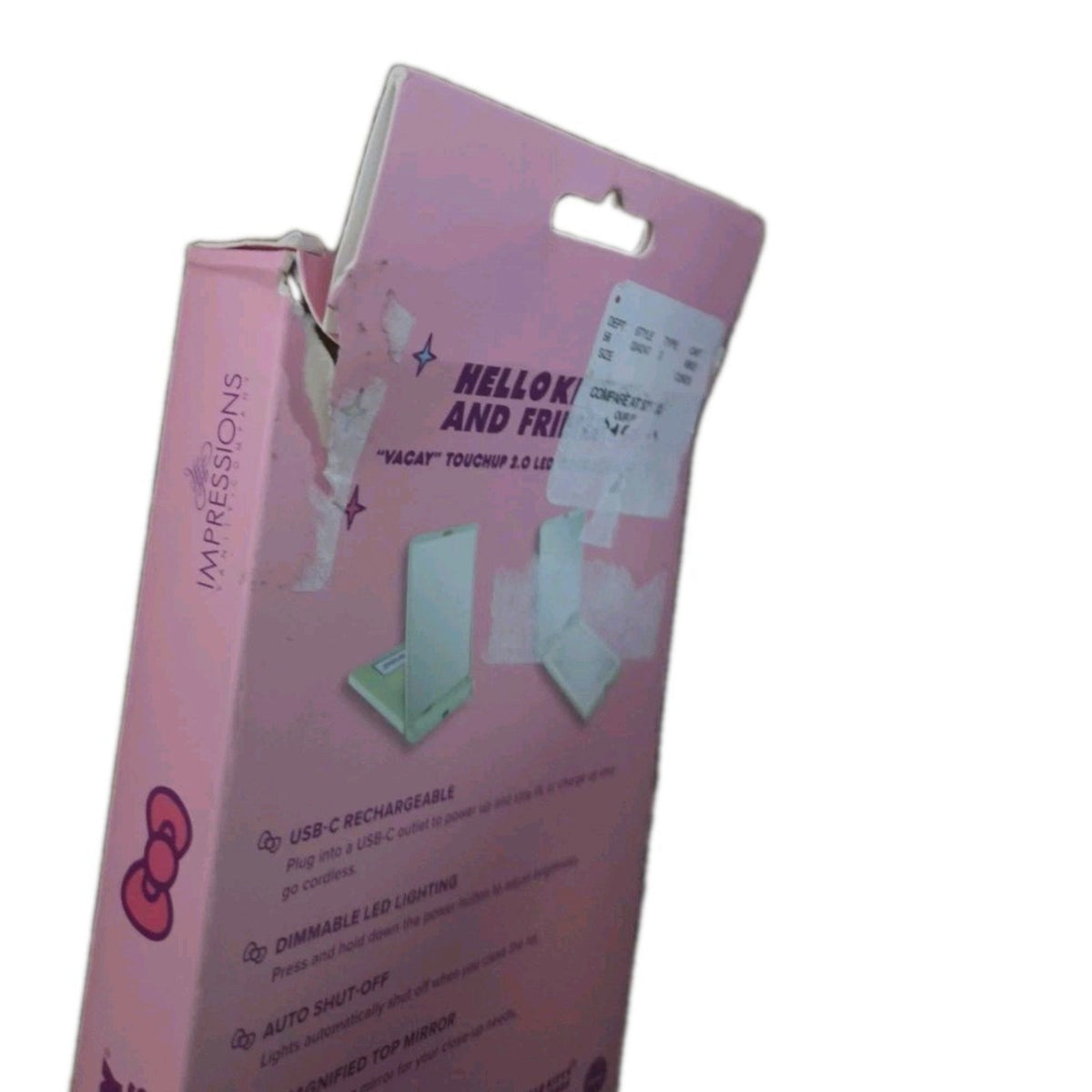 Impressions Vanity Hello Kitty and Friends Vacay Touchup 2.0 LED Compact Mirror