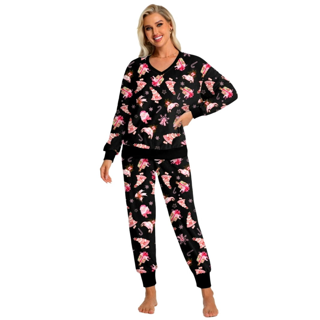 Women's Pajamas Set Velour Long Sleeve Size XXL