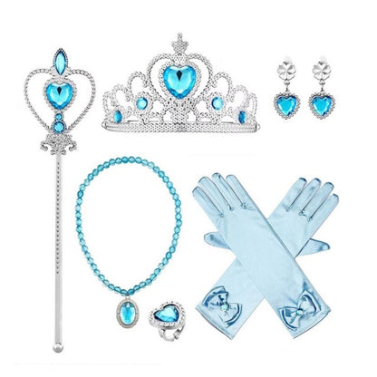 Girls Princess Cinderella Costume Dress Gown Age 5-6 (CN 130)