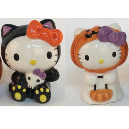 Blue Sky Clayworks Hello Kitty Halloween Salt and Pepper Shaker Set