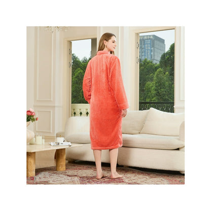 Womens Plush Zipper Robe Size Women's Small