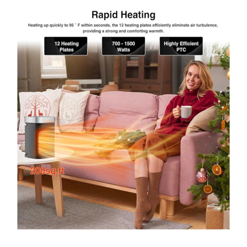 Small Portable Space Heater for Indoor Use