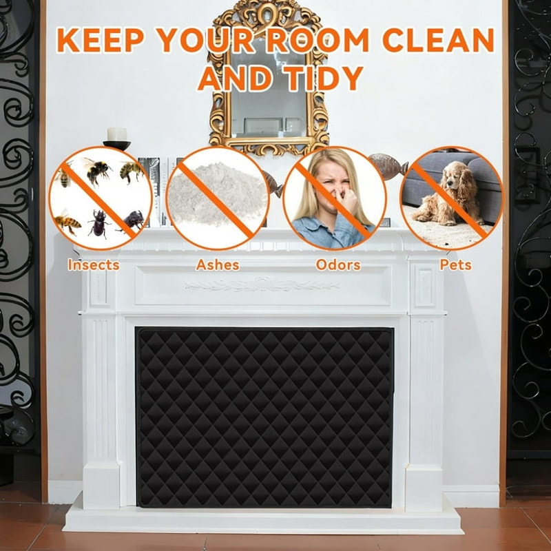 Magnetic Fireplace Indoor Fireplace Cover 36x32