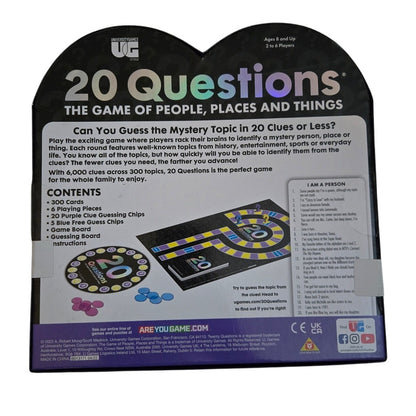 20 Questions Trivia Tabletop Game, Ages 8+