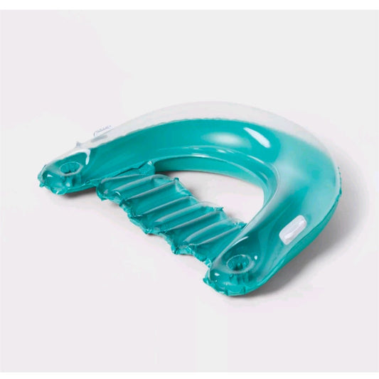 SUN SQUAD CHILL OUT LOUNGE CHAIR WATER FLOATS AND INFLATABLES GREEN