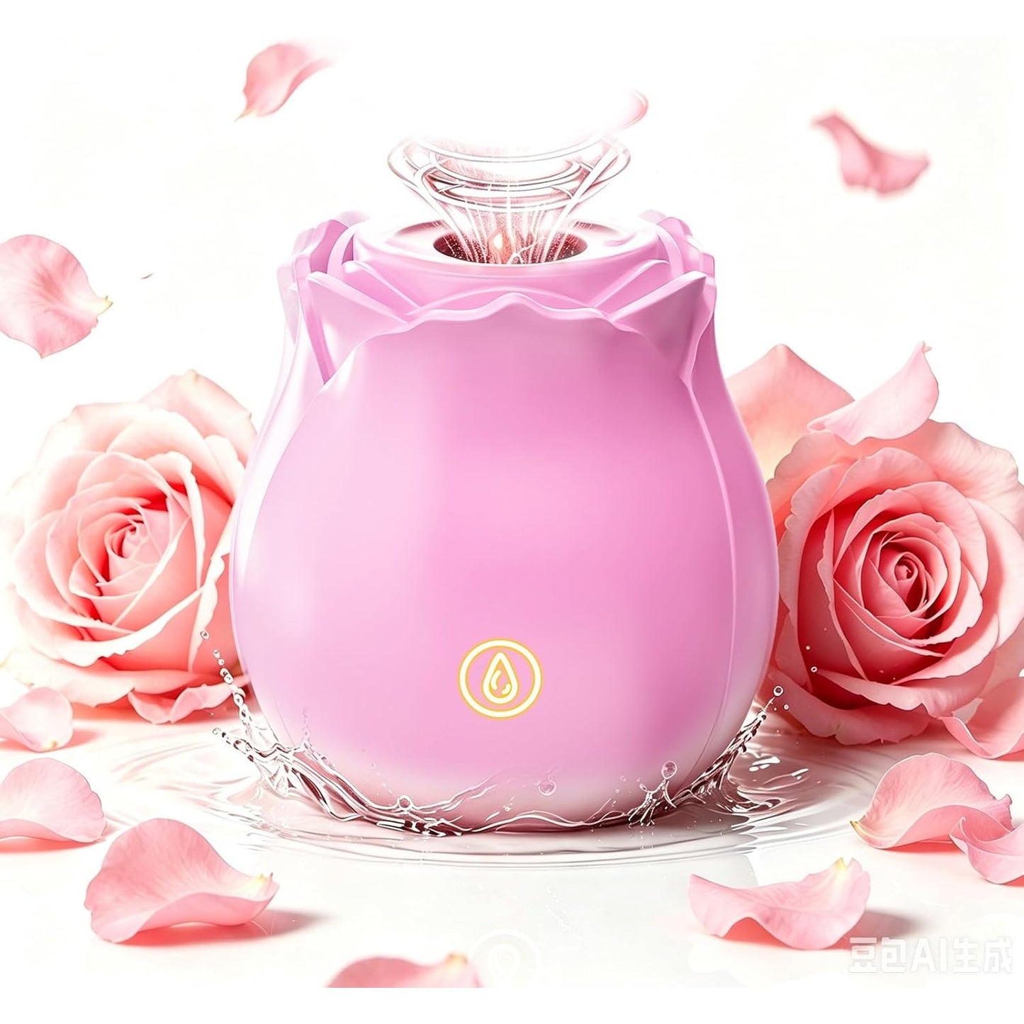 Silicone 2 in 1 Rose Adult Toy for Women 10 Vibration & Suction Clitioral Sucker