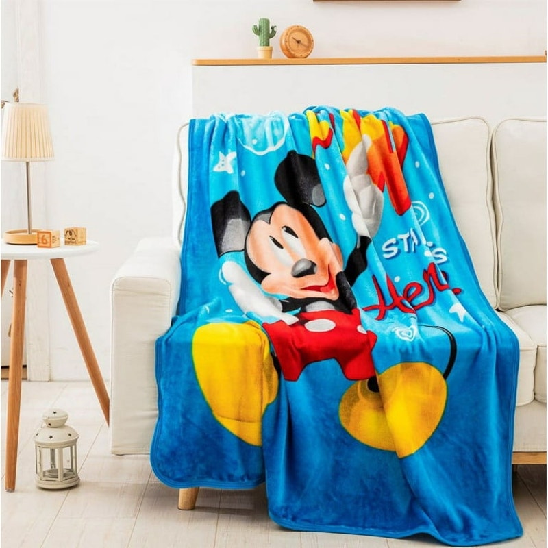 Disney Mickey Mouse Throw Blanket, Silk Touch