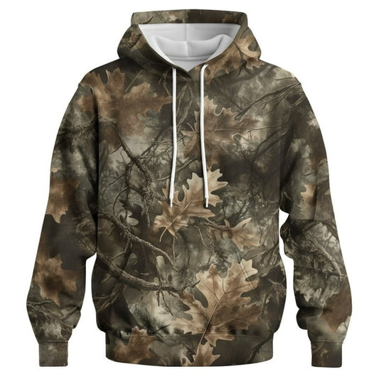 Men's M Camo Oak Leaf Hoodie 3D Size Medium