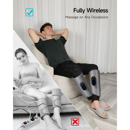 Calf Massager Cordless with Heat and Vibration