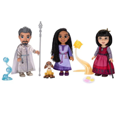 Disney Wish Asha, Dahlia, and Magnifico Doll Set