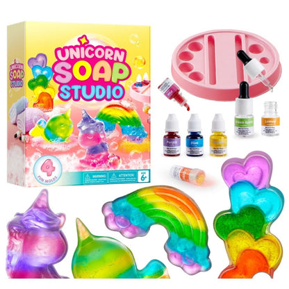 Unicorn Soap Making Studio Set for Kids 6-12