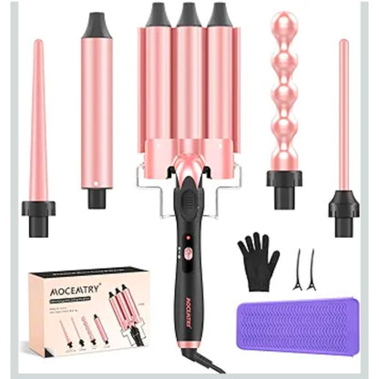 5 in 1 Curling Wand Set (0.35"-1.25")