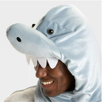 Adult Snood Shark Halloween Costume Headwear Hood