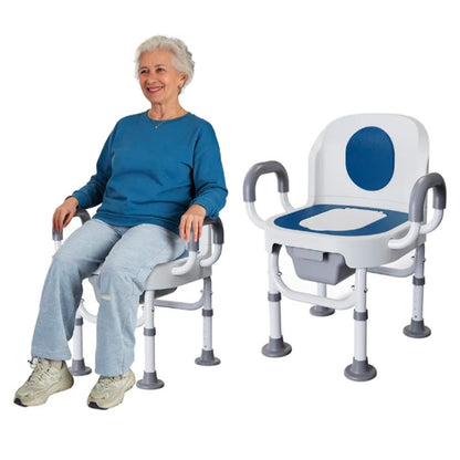 Bedside Commode, Portable Toilet Chair