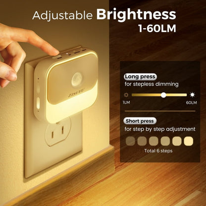 4-Pack Dimmable Motion Sensor LED Night Lights